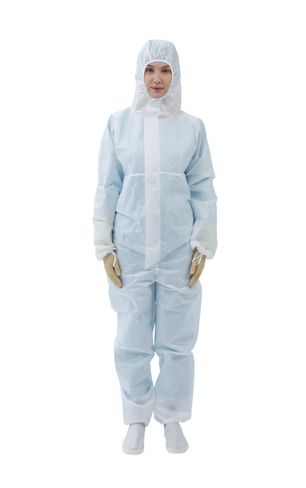 Sterile Coverall With Hood Donning Solution 