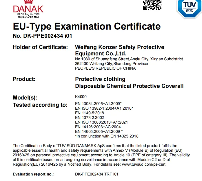 Full Range of CE Certified Products, Setting a New Benchmark for Protective - detail image 3